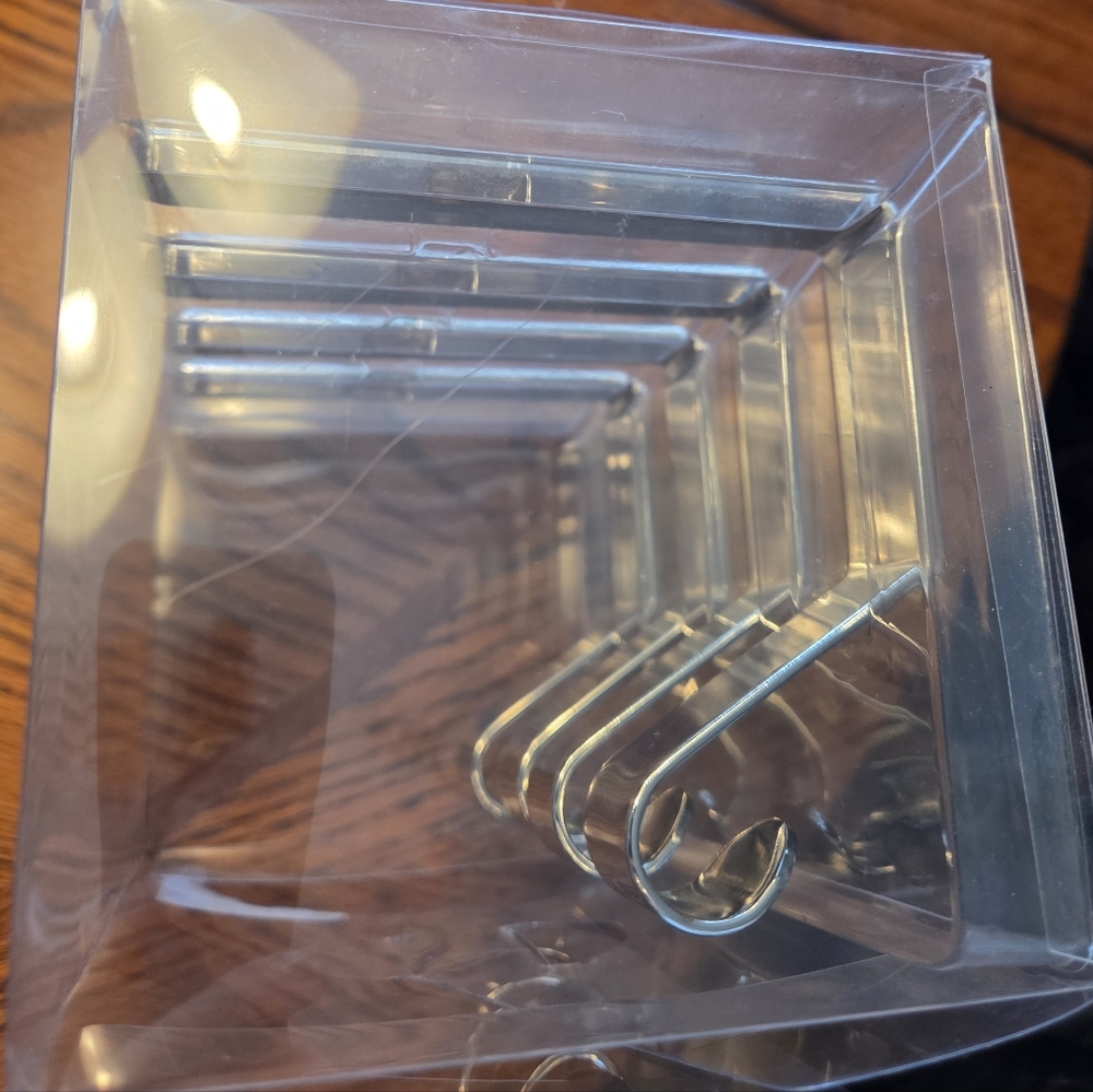 Chrome Metal Stocking Hooks